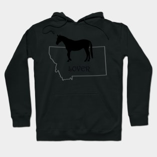 Montana Horse Lover Gift Hoodie